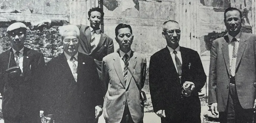 東京建設業協会第1支部長として視察団を結成の写真
