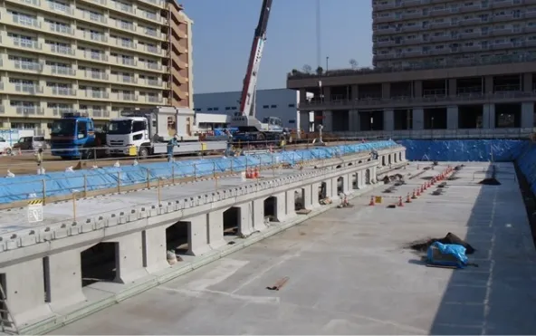 雨水調整池築造工事